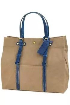 Сумка-шоппер маленькая синяя [Beaudessin] BD-H558-BL