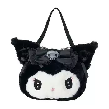Сумка-шоппер Merokuro Kuromi 196291 [Sanrio] В форме лица (Специальное предложение на полночь)