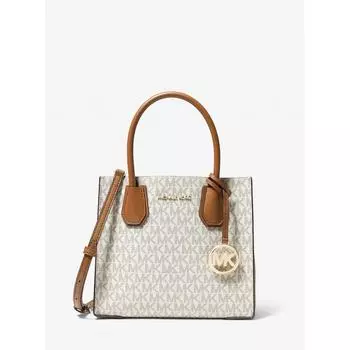 СУМКА-ШОППЕР MICHAEL KORS MERCER SHOPPER СРЕДНЕГО КРЕСЛА MK SIGNATURE 35S1GM9M2B150 ВАНИЛЬ