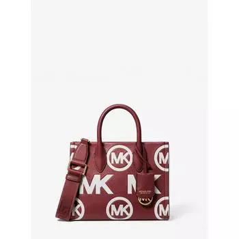 СУМКА-ШОППЕР MICHAEL KORS MIRELLA МАЛЕНЬКАЯ СУМКА-ШОПЕР НА МОЛНИИ 35F3G7ZC5L6487 ТЕМНО-ВИШНЕВАЯ