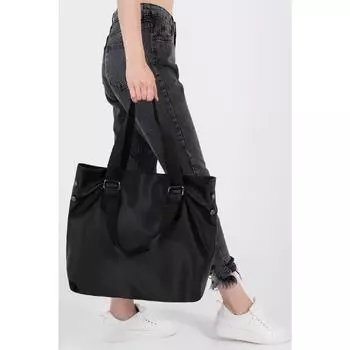 Сумка-шоппер среднего размера Lotus Change Time с нашивкой