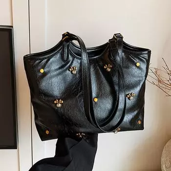 Сумка Simple Temperament Повседневная сумка Tide Underarm Bag Молодежная сумка Японская и корейская иностранная женская сумка коричневый