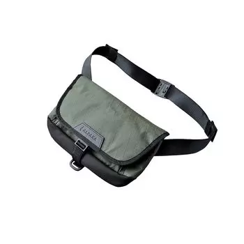 Сумка-слинг AIR SLING V2 Сумка-слинг для тела Сумка через плечо для поездок на работу и обратно Деловая сумка Водоотталкивающая [Альпака] (Темно-зеленый)