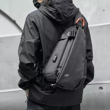 Сумка-слинг через плечо с защитой от кражи для мужчин и женщин, небольшой рюкзак на одно плечо, нагрудная сумка-рюкзак для пеших прогулок, велоспорта и путешествий