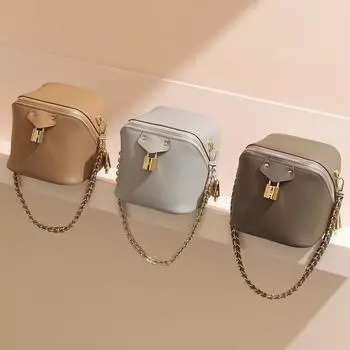 Сумка-слон из натуральной кожи, дизайнерская сумка Niche Design, сумка-коробка в стиле ретро с застежкой-кнопкой, высококачественная, модная, универсальная, сумка через плечо на одно плечо