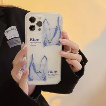 Сумка со смайликом Imd, мягкий силиконовый чехол Jane Ins Art Letter для телефона Iphone 13 12 Promax 11 14 Pro Max, задняя крышка, чехол в виде ракушки for iphone 11