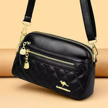 Сумка среднего возраста Atmosphere Mother Bag Crossbody Bag Женская модная сумка через плечо чёрный