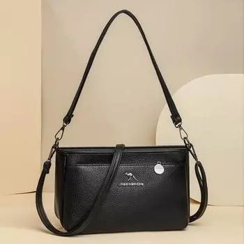 Сумка среднего возраста, женская сумка через плечо, многослойная сумка для матери синий