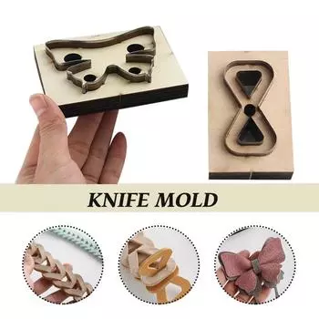 Сумка Starps Вырубные штампы DIY Кожаный бант Молния Pull Скрапбукинг Тиснение Ключ Молния Аксессуар Сделать Форма