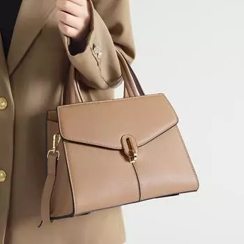 Сумка Стильная сумка через плечо Сумка для поездок на работу Большая вместимость Сумка через плечо Сумка-конверт коричневый