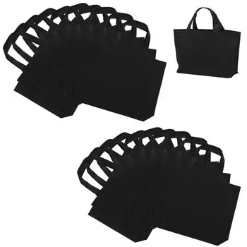 Сумка-сумка для семинара и мероприятия формата А4 горизонтальная с клином 20 G-MODELL нетканый материал (Черные фигуры)