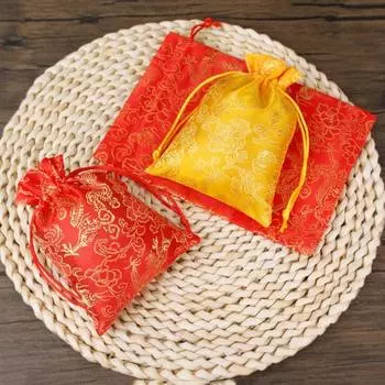 Сумка-сумка Dragon Canvas Flower, праздничная сумка для сахара, наружная m жёлтый