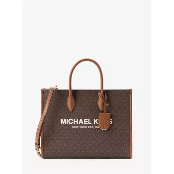СУМКА-СУМКА MICHAEL KORS MIRELLA EW СРЕДНЯЯ MK SIGNATURE 35F2G7ZT2B200 КОРИЧНЕВАЯ