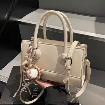 Сумка-сумка в иностранном стиле премиум-класса, женская модная универсальная сумка-мессенджер для работы и поездок на работу, маленькая сумка no pendant хаки