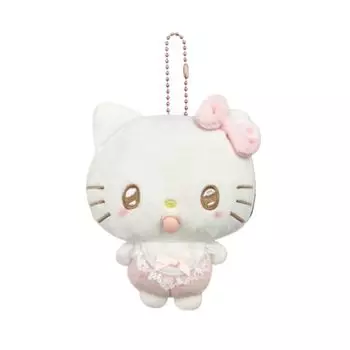 Сумка-талисман Hatayama Shoji Sanrio, чехол для аксессуаров Angel Baby Hello Kitty, общая длина примерно 13 см x 10 см 63202050