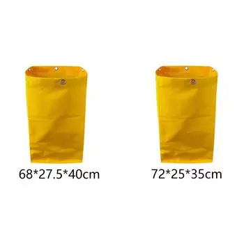 Сумка-тележка для уборки Сумка-тележка для гостиничного обслуживания Коммерческая сумка-тележка для уборки Тележка для уборки Тканевый мешок для горничных Мусор 68x27.5x40cm