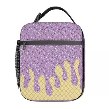 Сумка-термос для ланча с усиленной ручкой, большой вместимости, трехслойная конструкция, водонепроницаемая, легкая сумка-тоут