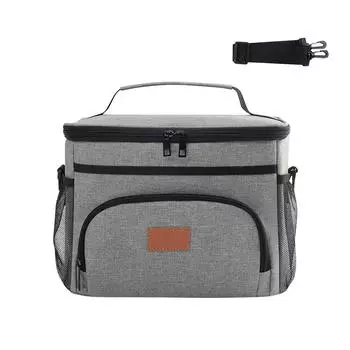 Сумка-термос для ланча, Утолщенная уличная непромокаемая сумка для льда, Большая вместительная переносная сумка для ланча One Size