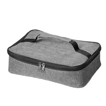 Сумка-термос на двойной молнии, сохраняющая тепло, легко моющаяся, отличная для пикника на открытом воздухе, портативная сумка-тоут для ланча для ежедневного использования AVE S