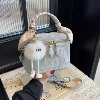 Сумка Tide женская сумка-ведро нишевого дизайна портативная сумка через плечо серебряный