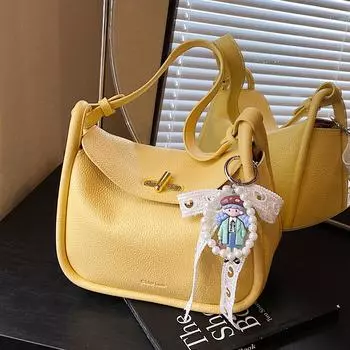 Сумка-тост Niche Design, женская сумка с узором личи, сумка-подушка через плечо для поездок на работу without pendant розовый