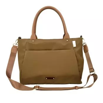 Сумка Tote Water Free A4 1067 01 бежевая [Rootote], водоотталкивающая, женская, красивая, стоячая, деловая, LT.Arquatre Wide.Ensemble-A