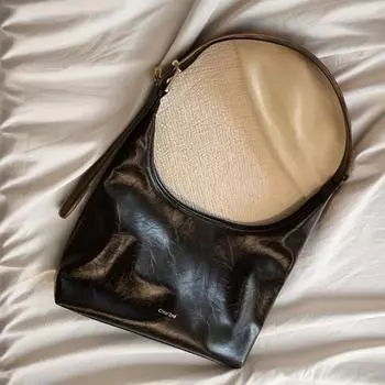 Сумка-тоут 11-го поколения для женщин, осень-зима, ретро, дорожная сумка на плечо коричневый