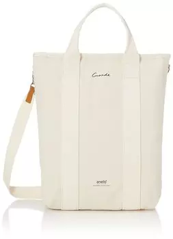 Сумка-тоут 2WAY Вертикальная парусина А4 CLAIRE GIM0362 Слоновая кость [Anello Grande]