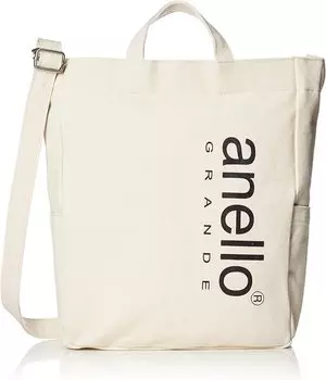 Сумка-тоут BIG Loco 2WAY из хлопковой парусины CT GIH2422Z Ivory [Anello Grande]