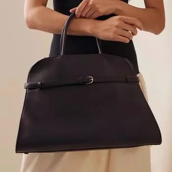 Сумка-тоут, большая вместительная сумка для поездок на работу, кожаная сумка высокого класса, французская сумка на одно плечо бордовый