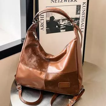 Сумка-тоут большой емкости, осенняя сумка через плечо, новая универсальная модная сумка через плечо, классная сумка для поездок на работу