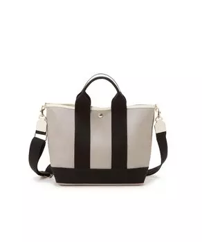 Сумка-тоут BREATH Scotch Grain Neo Leather с ремешком через плечо M 503080101300 Greige [Topkapi]