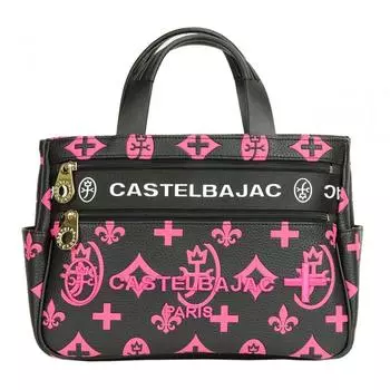 Сумка-тоут Castelba Jack с золотой застежкой 068531 Pink Pbg