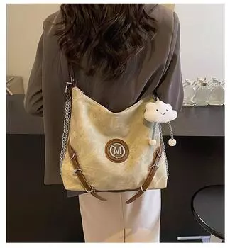 Сумка-тоут Cowboy, повседневная женская сумка через плечо, модная универсальная сумка для поездок на работу через плечо джинсовый синий