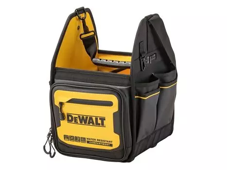 Сумка-тоут DEWALT, водоотталкивающая, пылеотталкивающая, прочная, для хранения, сумка для инструментов, ящик для хранения инструментов, сумка для инструментов, сумка для самостоятельного хранения DWST60105-1 чёрный