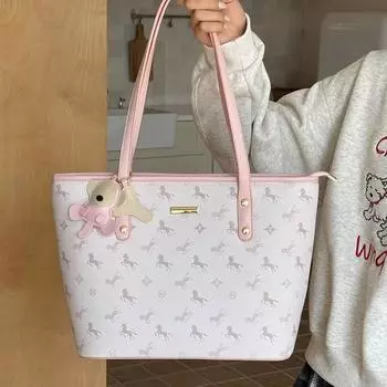 Сумка-тоут для колледжа, сумка через плечо, осенняя