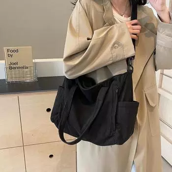 Сумка-тоут для мужчин и женщин, большой вместимости для бизнеса, офиса, отдыха, поездок на короткие расстояния, прочная и долговечная, классическая