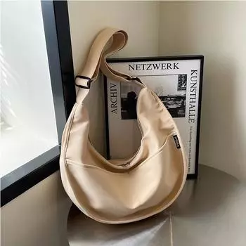 Сумка-тоут для мужчин и женщин, женская, новая, наплечная сумка, корейская версия, простая, однотонная, большой емкости, сумка через плечо