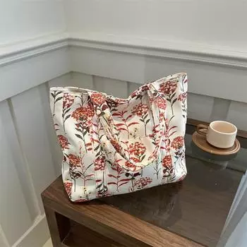 Сумка-тоут для старшеклассников, большая сумка через плечо, 2024, новая японская студенческая красивая большая сумка для поездок на работу красный