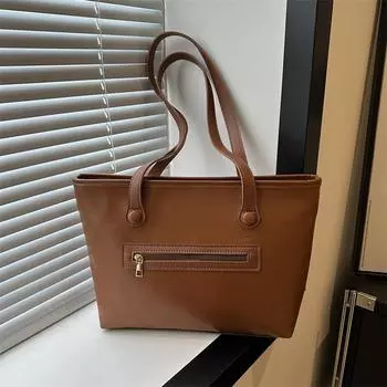 Сумка-тоут для студентов колледжа, женская, весна 2024, новая, повседневная, простая, сумка через плечо, корейская версия, модная, сумка-мессенджер белый