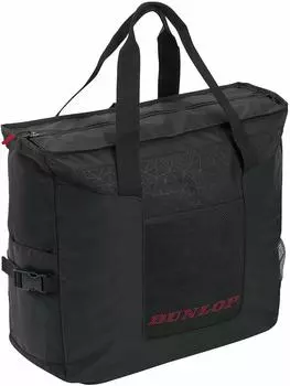 Сумка-тоут для тенниса DUNLOP, 2 отделения, черная и красная, DTC2072 (Ракетки могут)