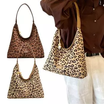 Сумка-тоут для женщин Большая вместительная сумка через плечо из искусственной кожи Сумка-хобо через подмышку коричневый