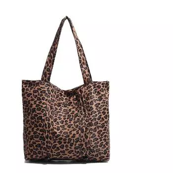 Сумка-тоут для женщин, модная универсальная сумка через плечо, женская сумка с леопардовым принтом, сумка