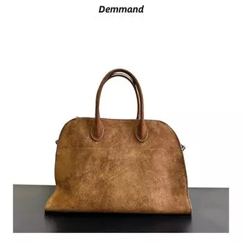 Сумка-тоут для женщин, новая и высококачественная сумка Sense Niche Design, большая вместимость, ретро-сумка для поездок на работу 34x20x24cm коричневый