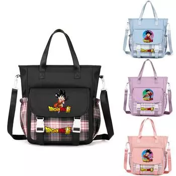 Сумка-тоут Dragon Ball, сумка через плечо, школьная сумка для подростков, девочек, мальчиков, сумка для возвращения в школу, мужская, женская, дорожная сумка для отдыха Mochila