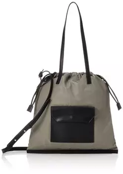 Сумка-тоут Drawstring 2WAY Tote S Size Greige [Isaac] Женская (26)