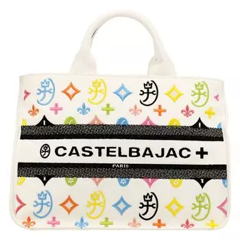 Сумка-тоут Driving Tote Amine VII Canvas 048502 Вышивка Горизонтальная Белая [Кастельбажак] [С переводом] [31] [С переводом]