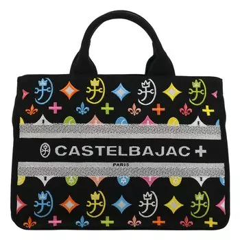 Сумка-тоут Driving Tote Amine VII Canvas 048502 Вышивка Горизонтальная Черная [Castelbajac] [01]