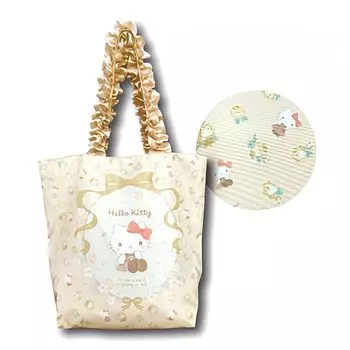 Сумка-тоут Hatayama Shoji Sanrio с оборками Hello Kitty Приблизительные размеры: В35 x Ш40 x Г15 см 33202125