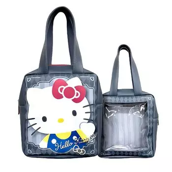 Сумка-тоут Hatayama Shoji Sanrio с прозрачным окошком Favorite Hello Kitty В20 x Ш18 x Г7 см Размер 34202168: Прибл.